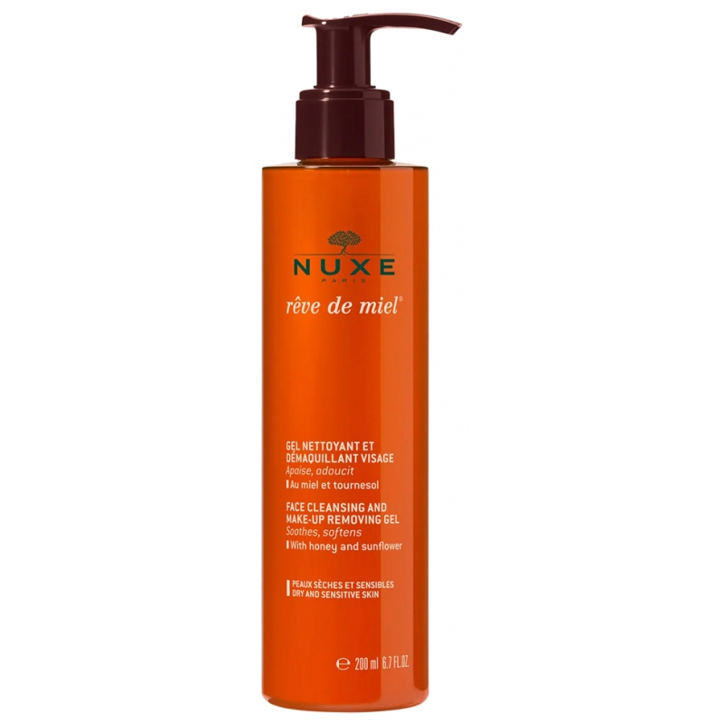 Nuxe Rêve de miel Gel Nettoyant et Démaquillant - 200 ml