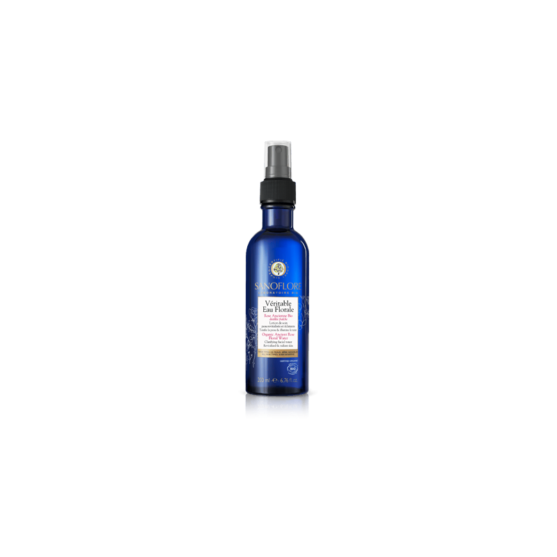 Véritable Eau Florale de Rose Ancienne Certifiée Bio - 200ml