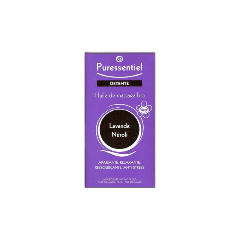 Huile de Massage Bio Détente, 100 ml