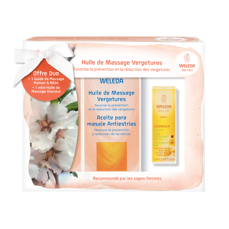 2 Huiles de Massage Vergetures - 100ml