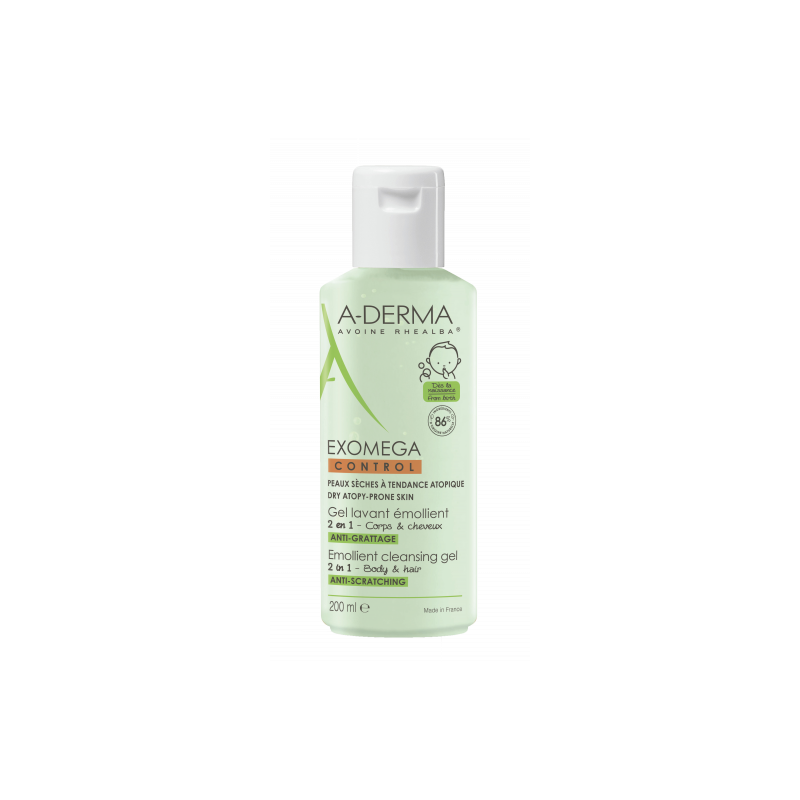 EXOMEGA CONTROL Gel Lavant Émollient  2en1 - 200ml