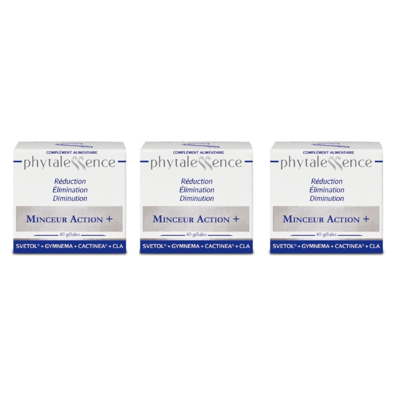Minceur Action +, 3x40 gélules