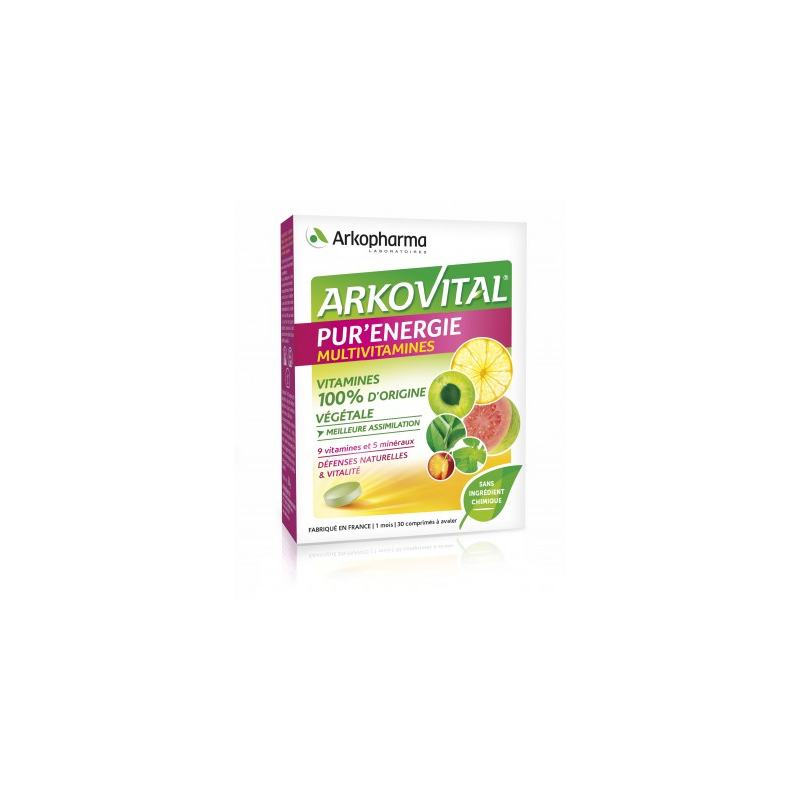 Arkovital Pur’Énergie - 30 Comprimés