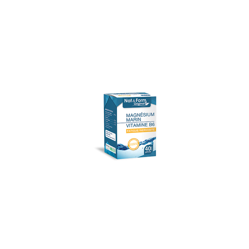 Magnésium Marin Vitamine B6 - 40 gélules