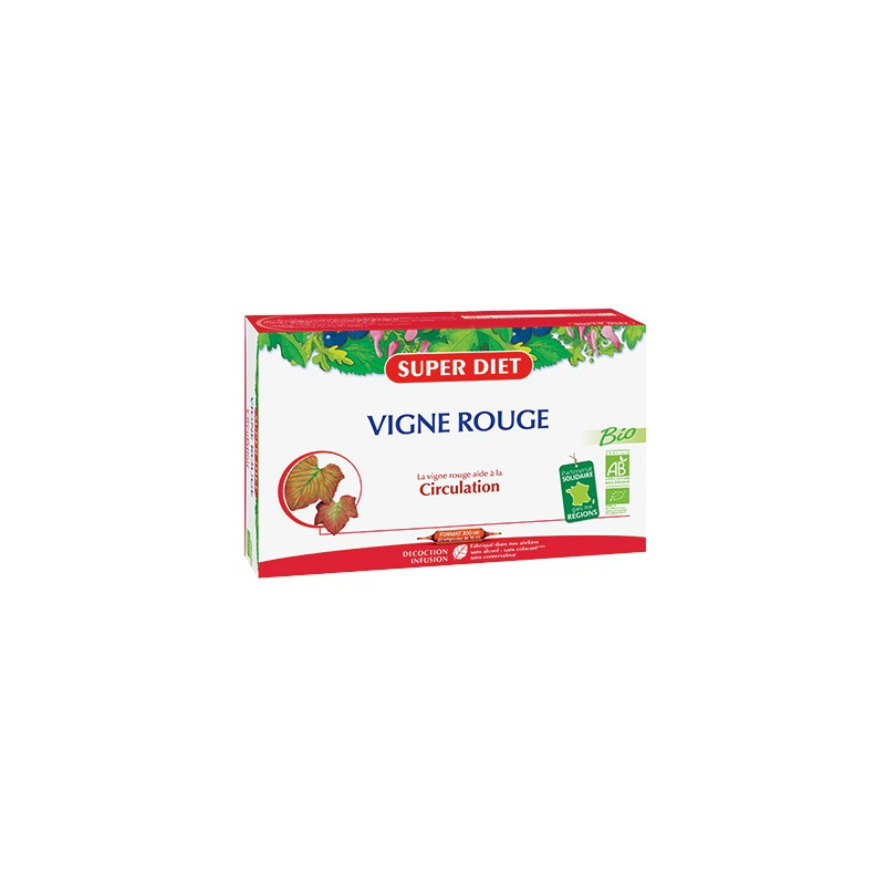 Vigne Rouge Bio - 20 ampoules
