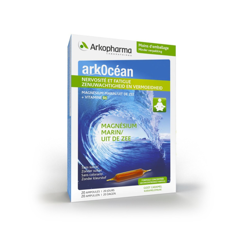 ARKOCÉAN Magnésium Marin Caramel - 20x10ml