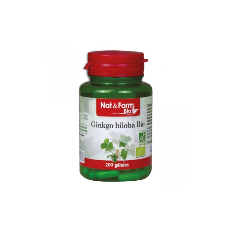 Ginkgo Biloba Bio - 200 gélules