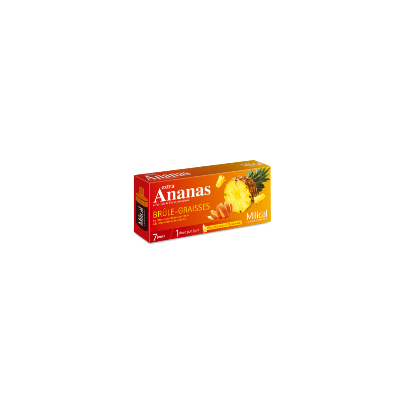 MILICAL EXTRA Ananas Brûle-Graisses - 7 doses