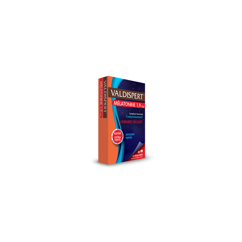Valdispert Mélatonine 1,9 mg Orodispersible - 40 comprimés