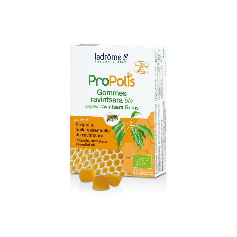Gommes Propolis et Ravintsara Bio - 45g