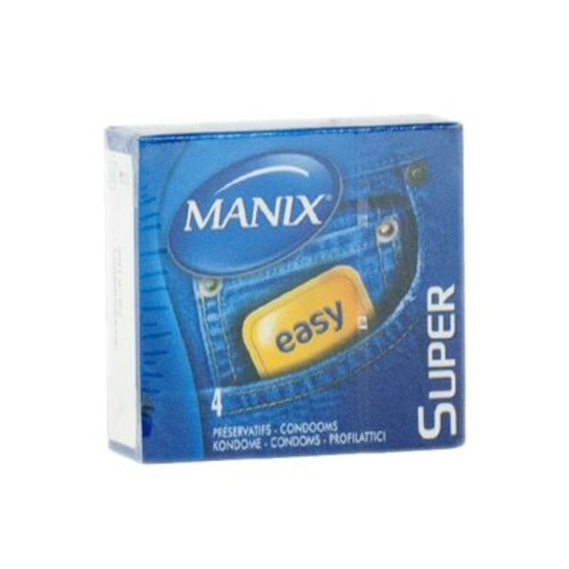 Manix - Super Pratique Préservatif - 4 préservatifs