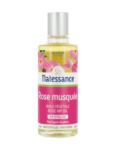 Natessance Huile de Rose Musquée Réparatrice Et Anti-Âge - 100 ml