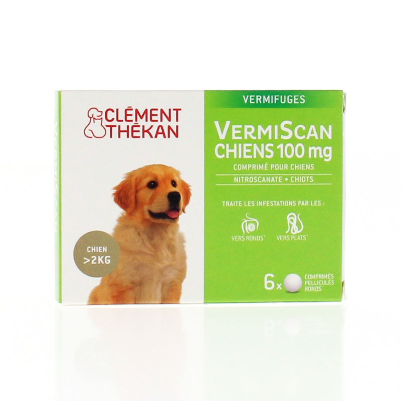 Clément Thékan VERMISCAN Chiots 100 mg - 4 comprimés