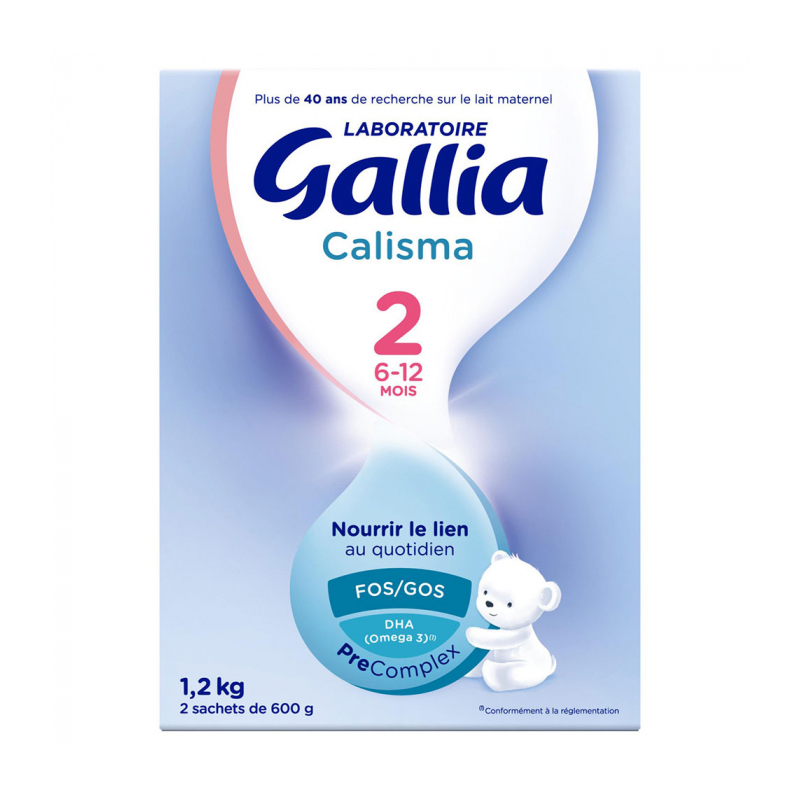 Calisma Lait 2éme Age  - 2x600g