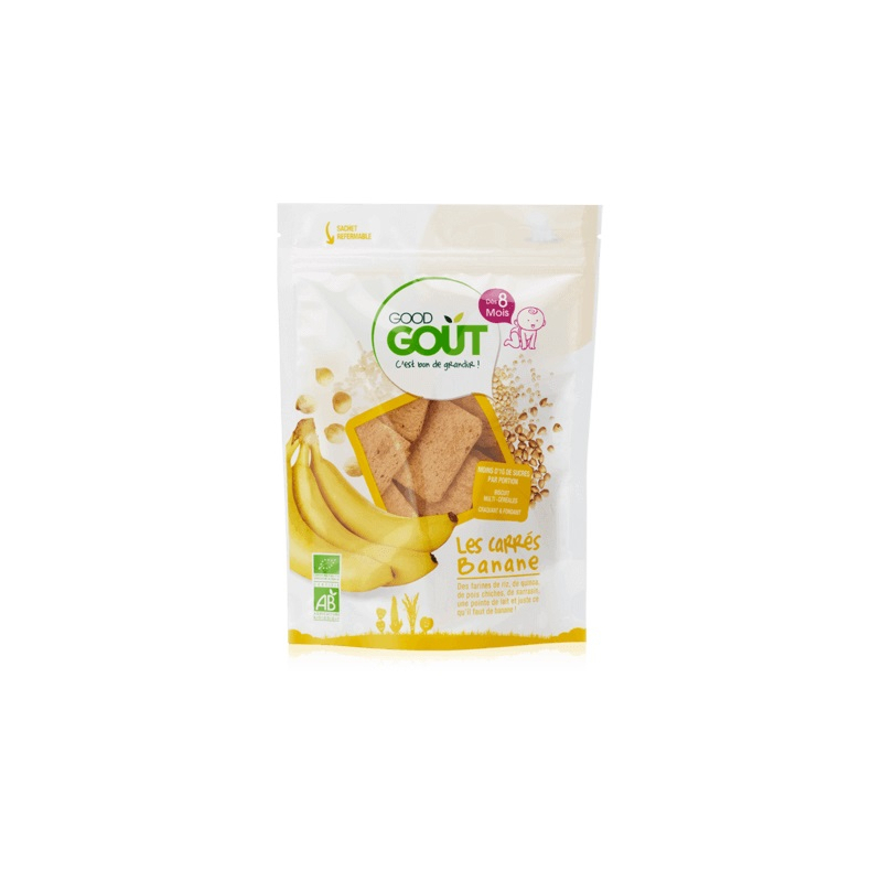 Biscuits Les Carrés Banane - 50g