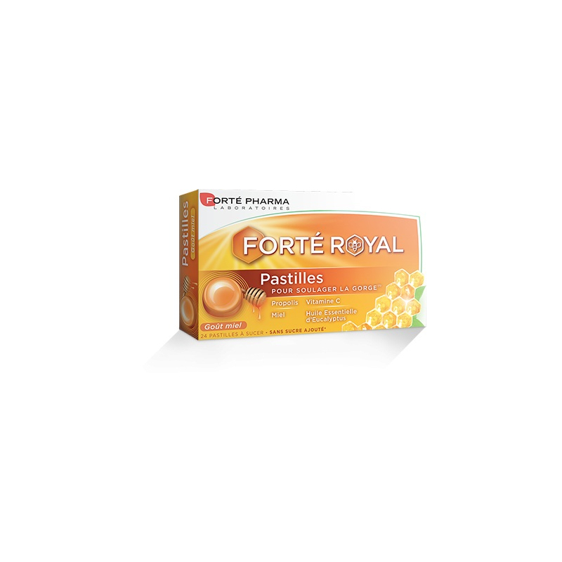Forté Royal Miel - 24 pastilles