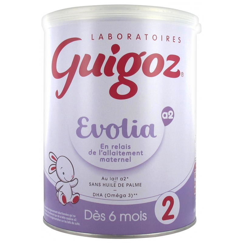 Guigoz Evolia a2 Lait 2ème Âge Dès 6 Mois - 800 g