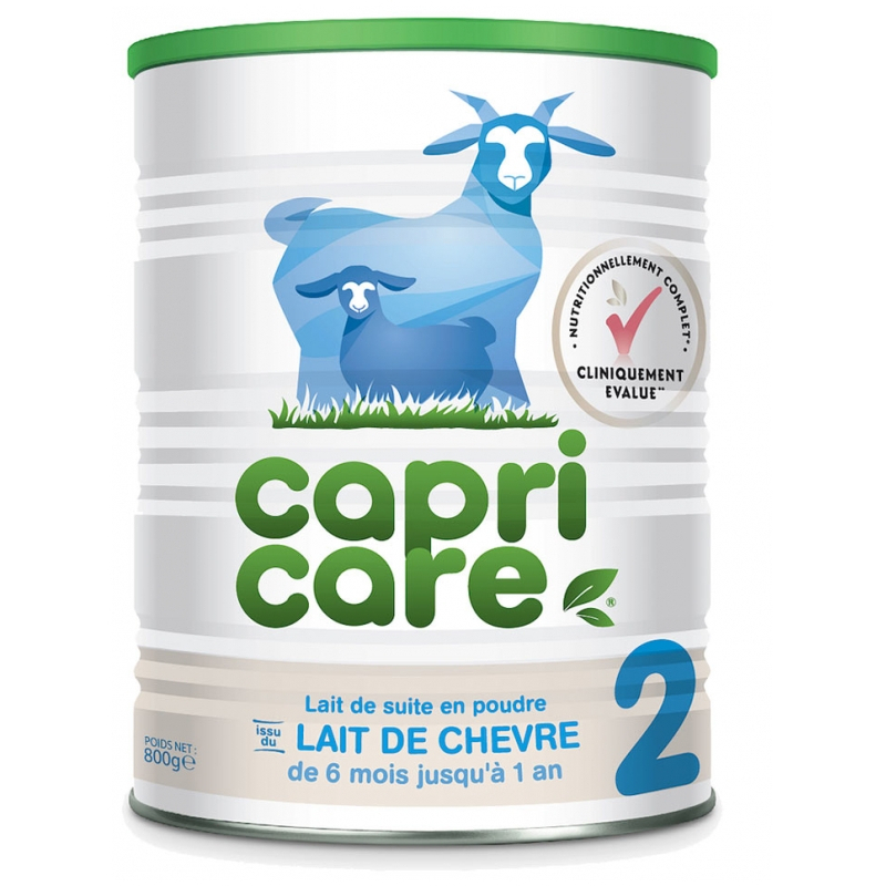 Capricare Lait de Chèvre 2 de 6 Mois à 1 An - 800 g