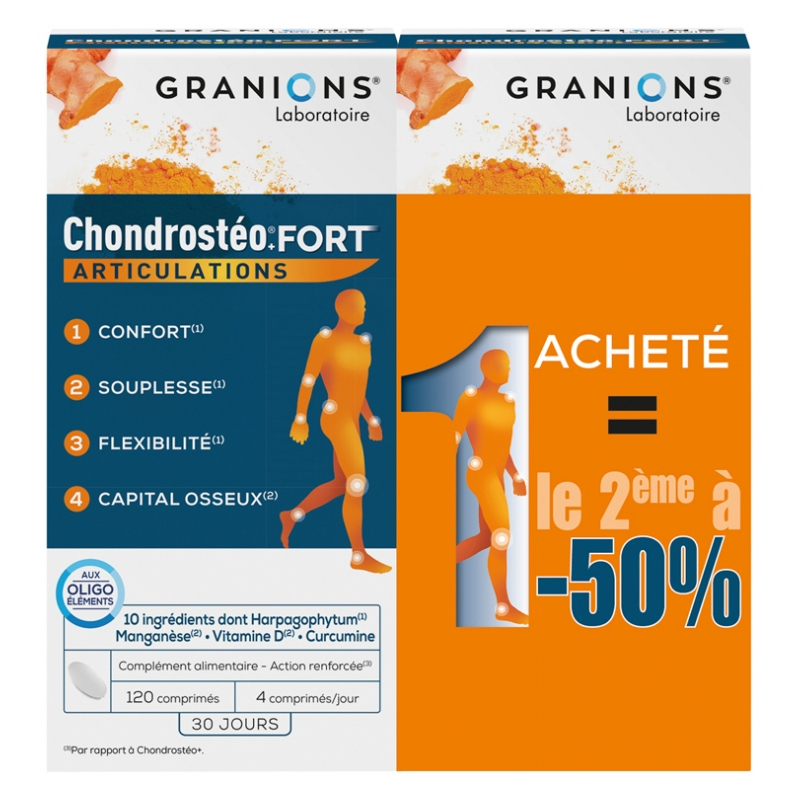 Chondrosteo+ Fort  Articulations - 2x120 Comprimés