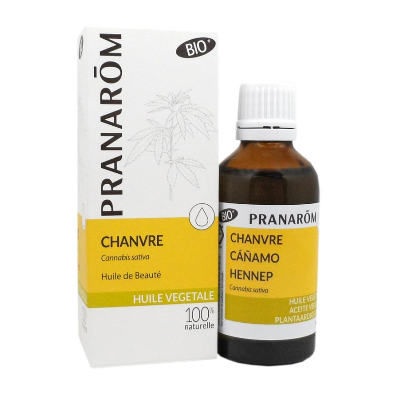 Pranarôm Huile Végétale Chanvre Bio - 50 ml