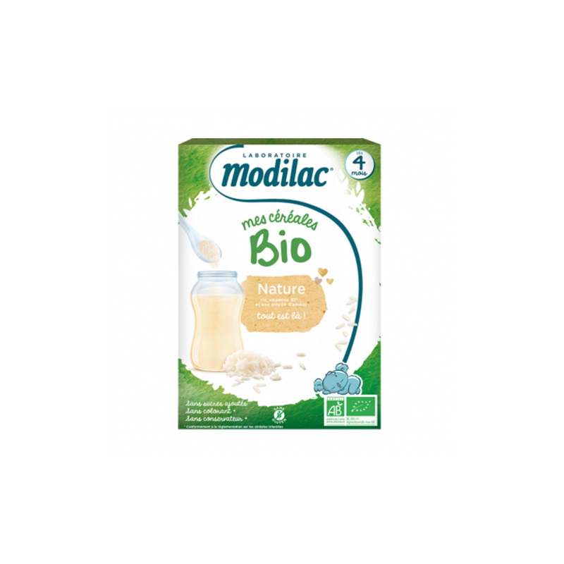 Modilac Mes Céréales Bio Nature Dès 4 mois - 250g