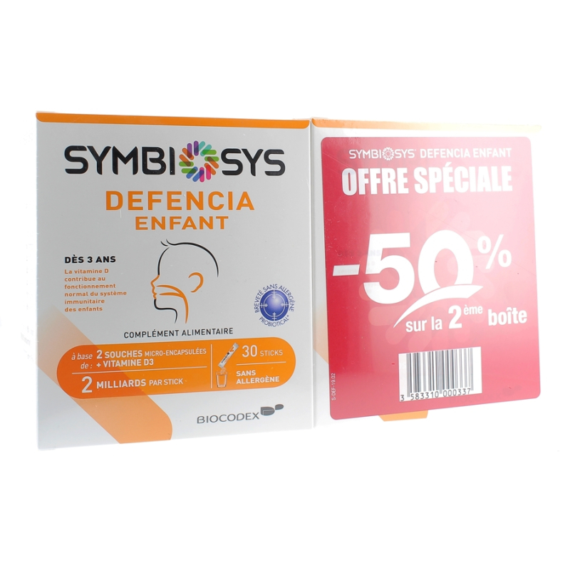 Symbiosys Defencia Enfant - Lot de 2 x 30 sticks