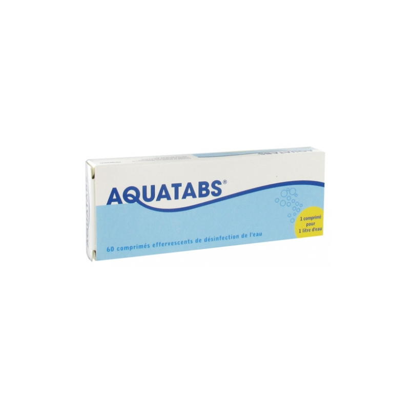 Aquatabs 1 Litre - 60 Comprimés