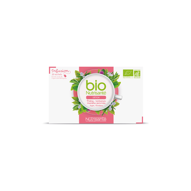 Nutrisanté Infusion Bio Détox - 20 Sachets