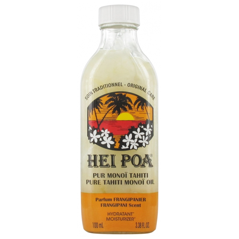 Hei Poa Pur Monoï Tahiti Parfum Frangipanier - 100ml