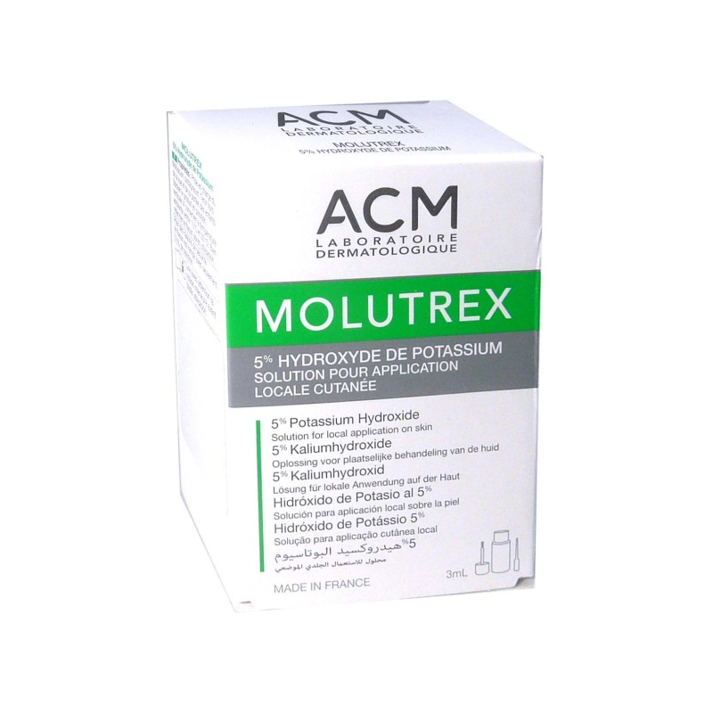 ACM Molutrex solution pour application locale cutanée - 3 ml
