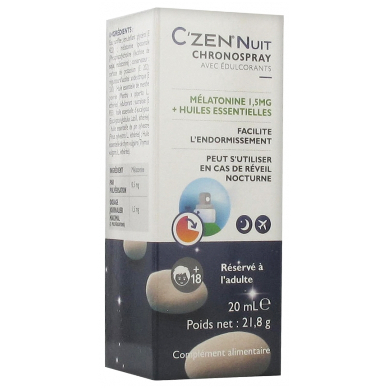 C'Zen Nuit Chronospray avec Édulcorants - 20ml