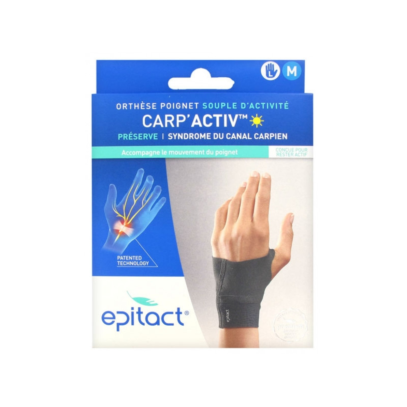 Epitact Carp'Activ Orthèse poignet souple d'activité gauche - Taille M