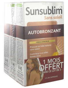 Nutreov Sunsublim Autobronzant - Lot de 3 x 28 Capsules