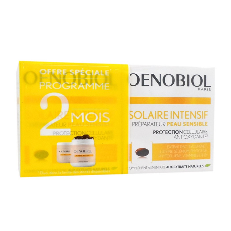 Oenobiol Solaire Intensif Peau Sensible Capsules