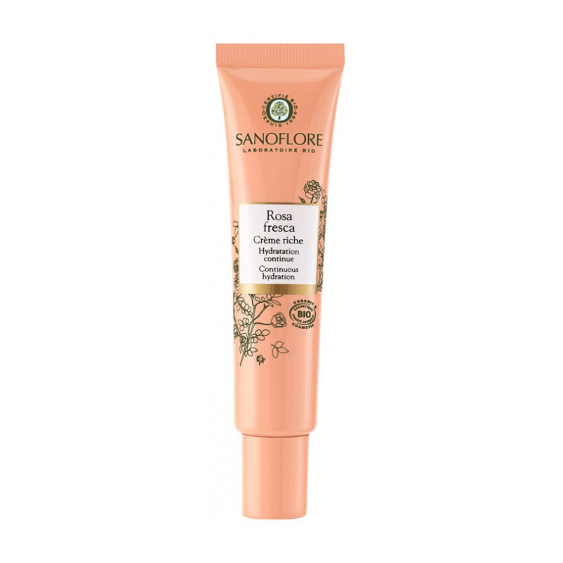Sanoflore Rosa Fresca Crème Riche Bio - 40ml