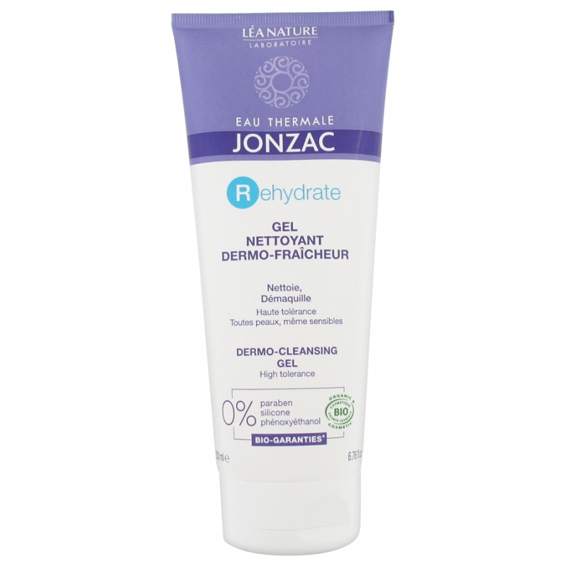 Jonzac REhydrate Gel Nettoyant Dermo-Fraîcheur Bio - 200ml