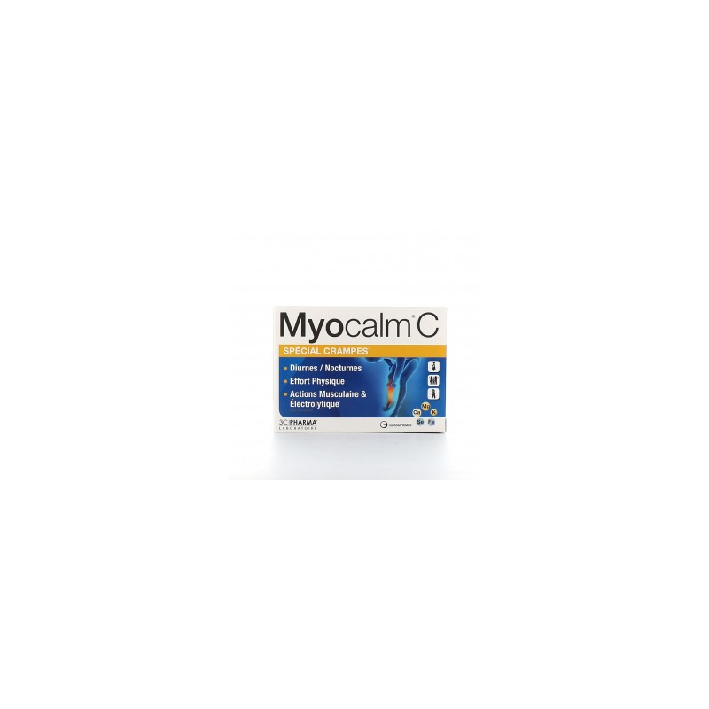 3C Pharma Myocalm C Crampes - 30 comprimés