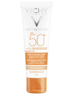 Vichy Idéal Soleil Soin Anti-Taches Teinté 3-en-1 SPF50+ - 50ml