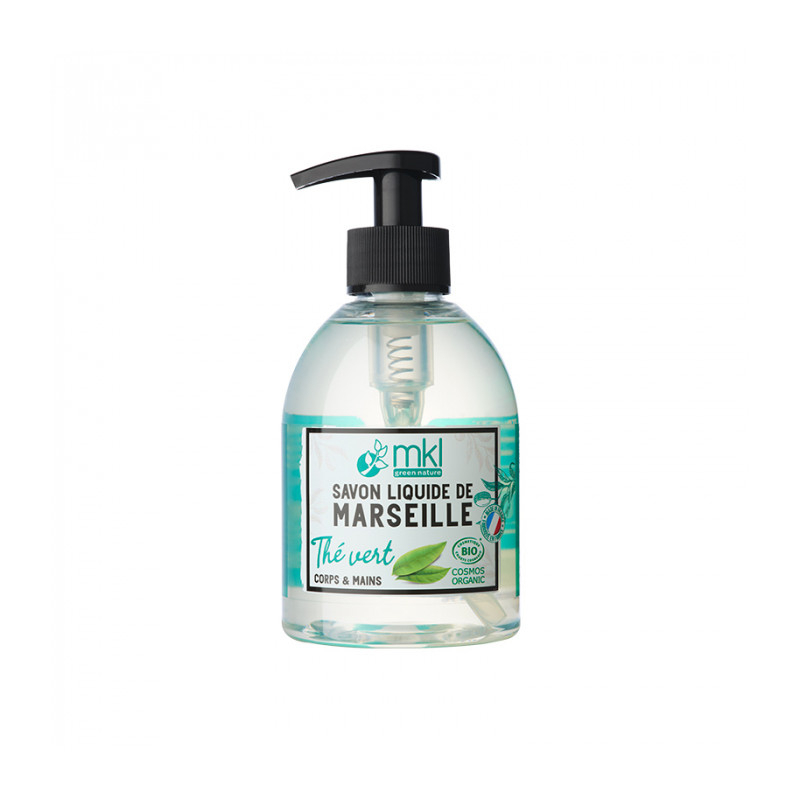 MKL Savon de Marseille surgras Thé vert certifié Bio - 300ml