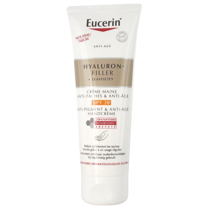  Eucerin Hyaluron-Filler+ Elasticity Crème mains anti tâches & anti-âge SPF30 - 75ml