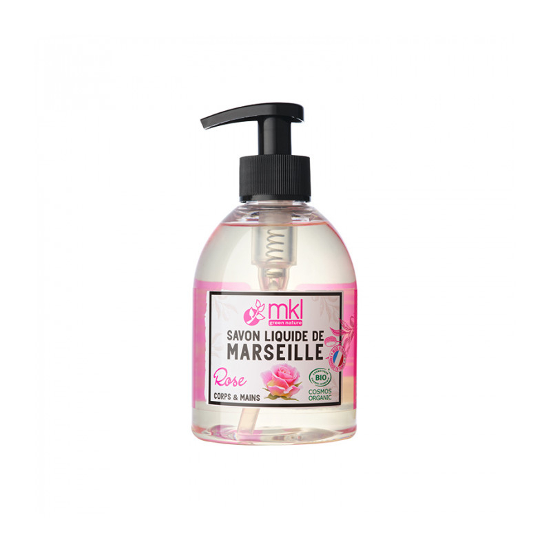 MKL Savon de Marseille surgras Rose certifié Bio - 300ml