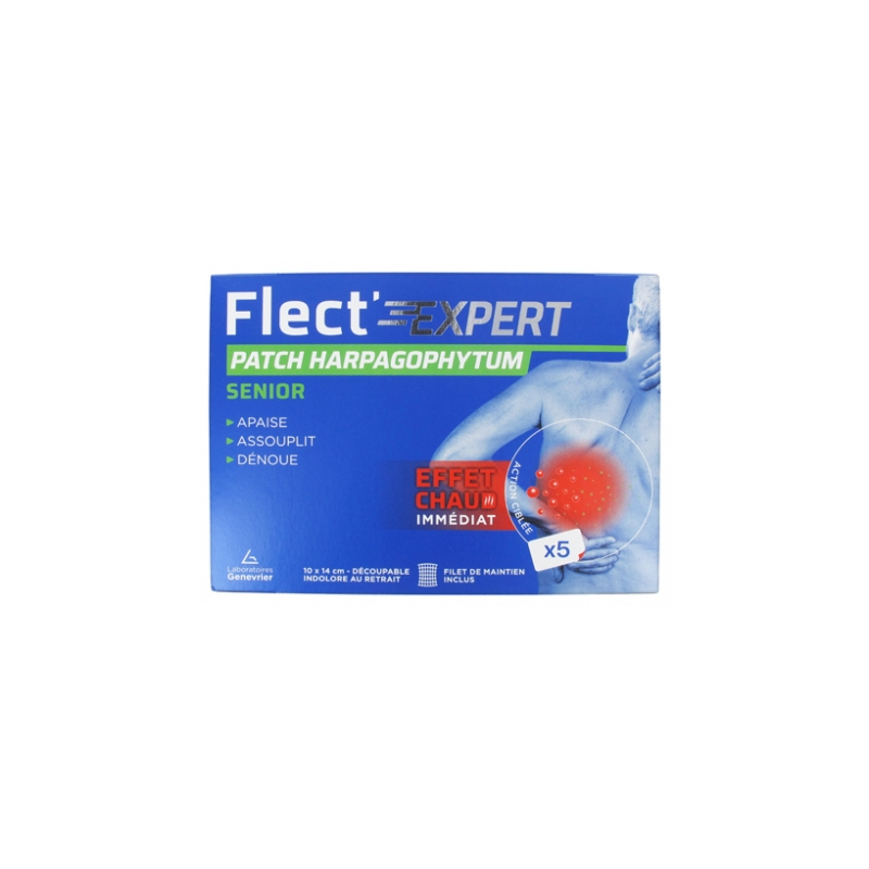Genevrier FLECT' EXPERT Patch Harpagophytum Senior - 5 Patchs