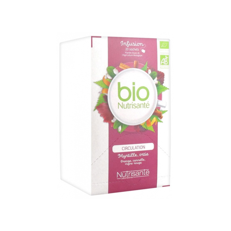 Nutrisanté Infusion Bio Circulation - 20 Sachets