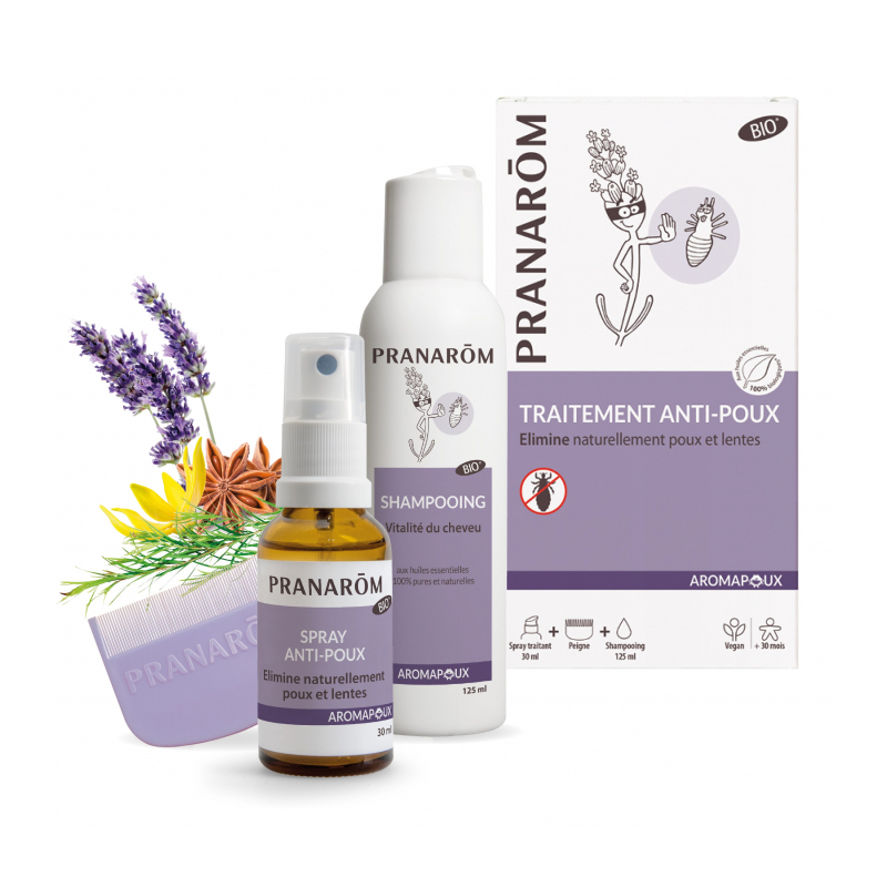Pranarôm Traitement Anti-poux 2 En 1 Traite Et Lave Bio Aromapoux 
