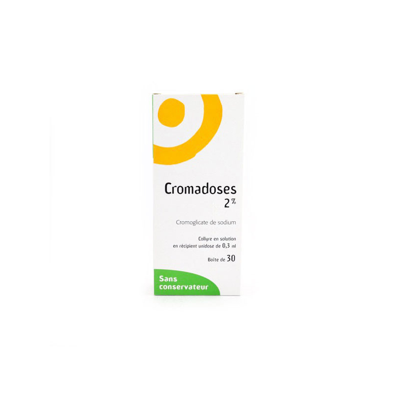 CROMADOSE 2% COLLYRE UNIDOSES - Boîte de 30