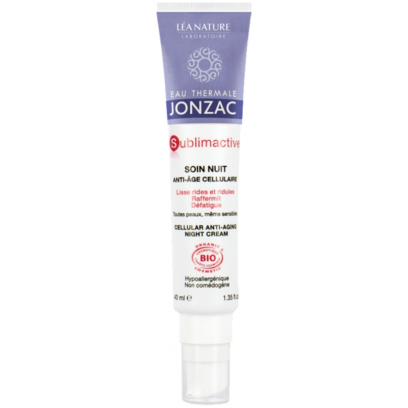 Jonzac Sublimactive Soin Nuit Anti-Âge Cellulaire - 40 ml