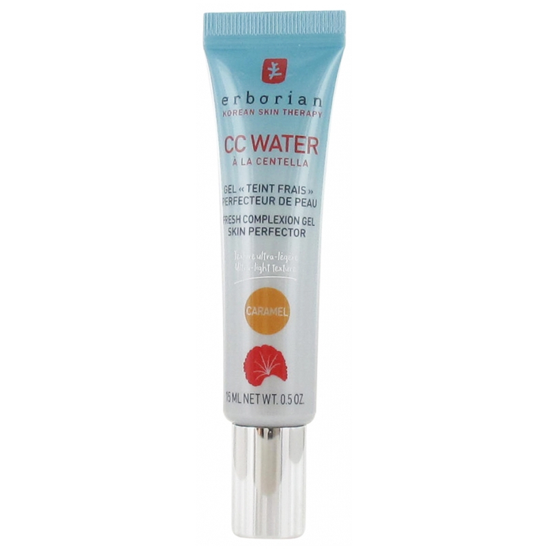 Erborian CC Water à la Centella Gel Teint Frais Perfecteur de Peau Teinte : Caramel - 15 ml 