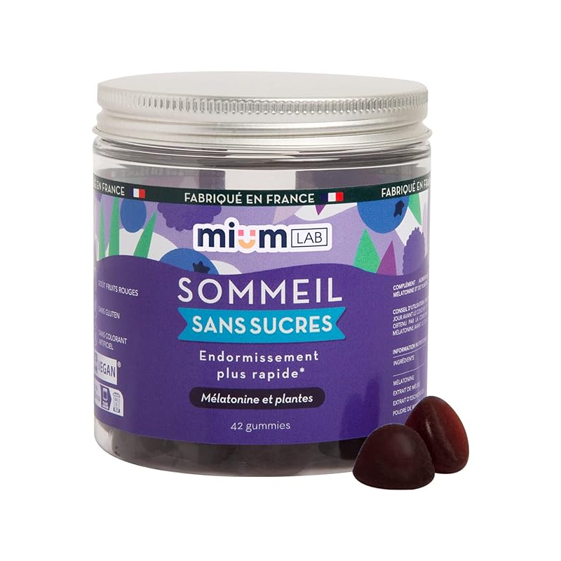 Mium Lab Sommeil Gummies sans sucres