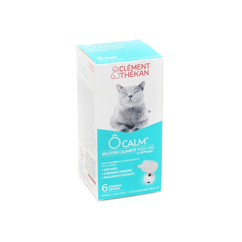 Clément Thékan Ôcalm Solution calmante pour chat - Kit diffuseur + recharge - 48ml