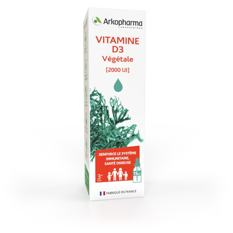 Arkopharma Vitamine D3 Végétale liquide - 15ml